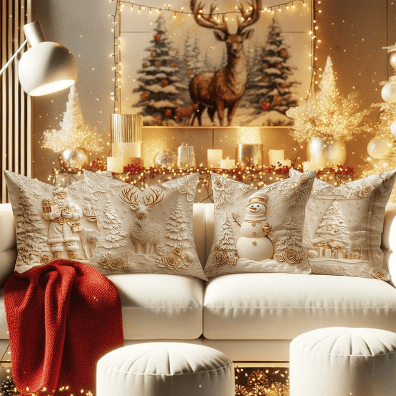 🎁Early Christmas Hot Sale 49% OFF🎅🎄Christmas Themed Cushion Cover