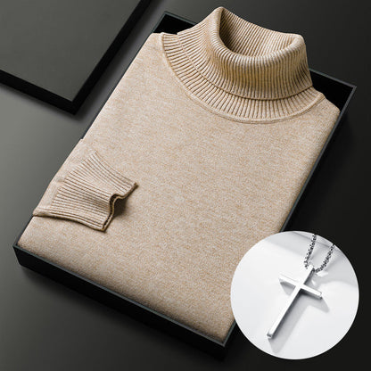 ✨Men's Solid Color Premium Turtleneck Sweater