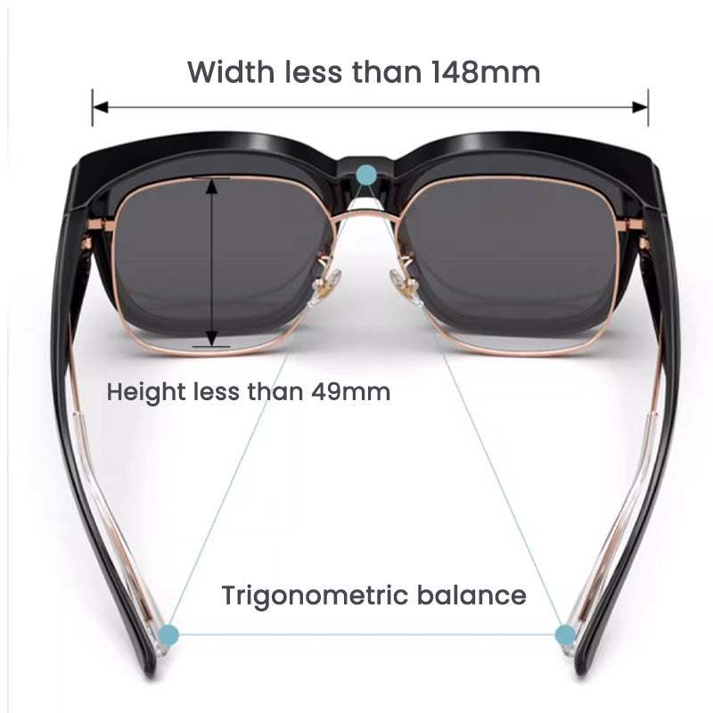 Night Vision Driving Glasses Fit Over Existing Eyewear