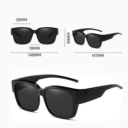 Night Vision Driving Glasses Fit Over Existing Eyewear