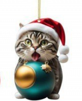 🎅🏻Christmas Cat Ornaments😻