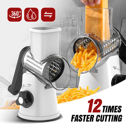 🔥 2026 Kitchen Sale 50% OFF🔥 Multifunctional Manual Rotary Grater & Chopper 🚀🥕