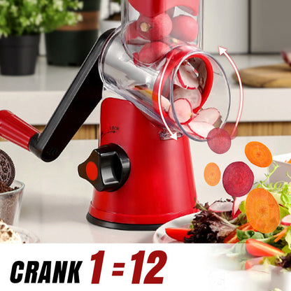 🔥 2026 Kitchen Sale 50% OFF🔥 Multifunctional Manual Rotary Grater & Chopper 🚀🥕
