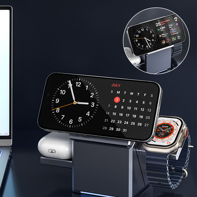 🎅🏻3-in-1 Foldable Magnetic Wireless Charging Station