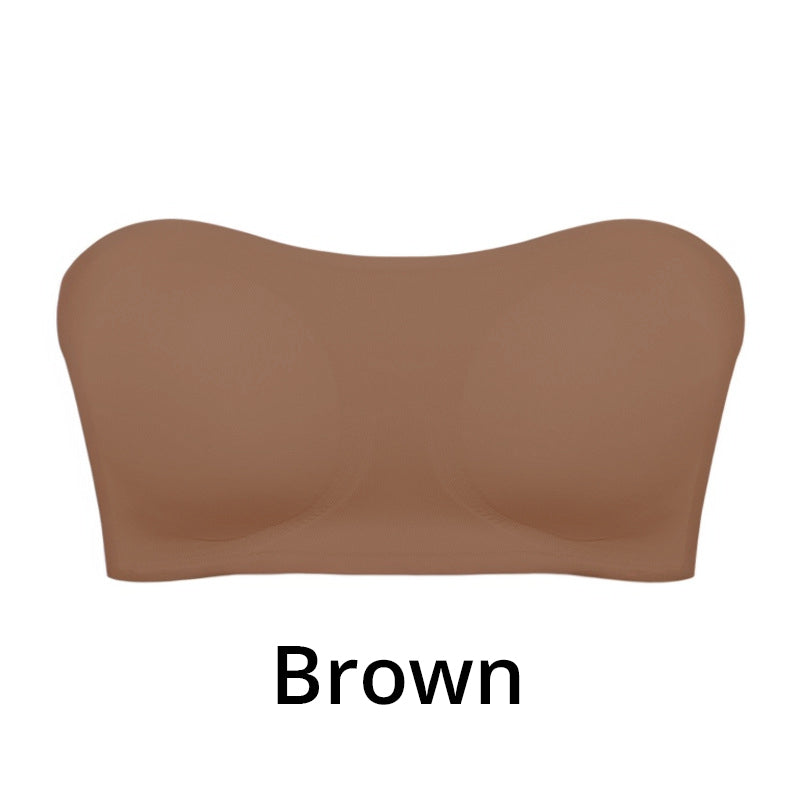 💜 BUY 1 GET 1 FREE 💜 Women's Non-Slip Strapless Wireless Bra with Crossover Side Closure