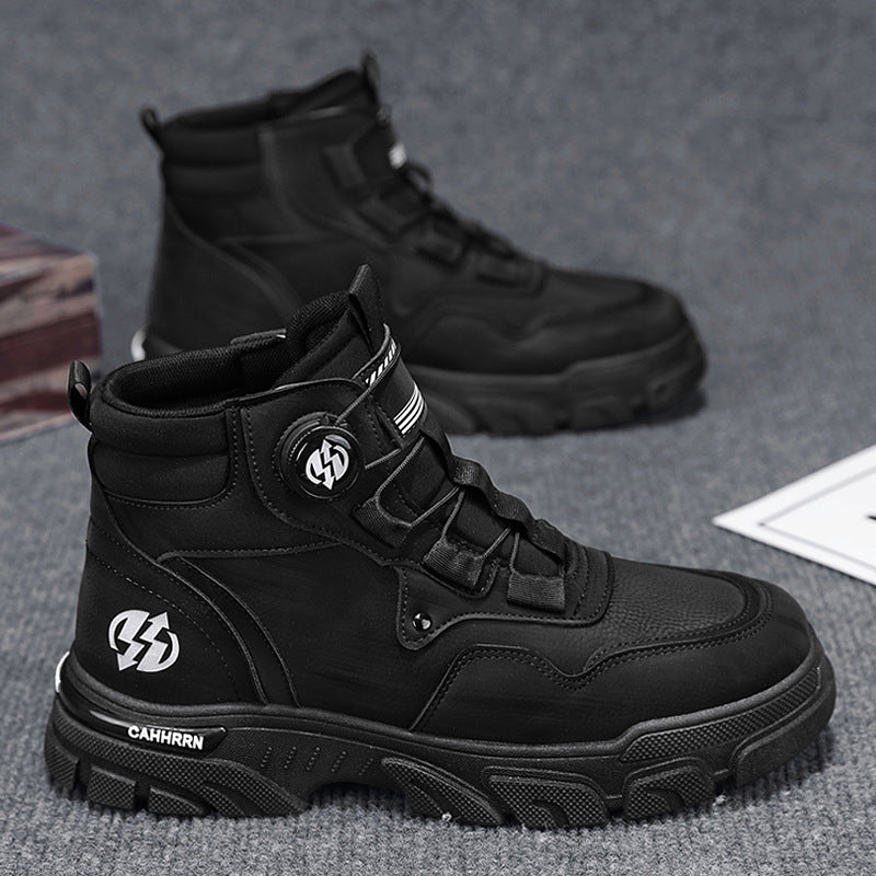 Men's outdoor work shoes with swivel buckle (waterproof, non-slip, comfortable and breathable)
