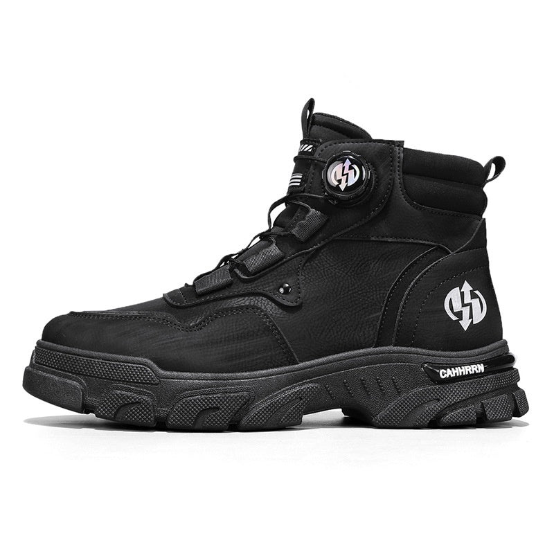 Men's outdoor work shoes with swivel buckle (waterproof, non-slip, comfortable and breathable)
