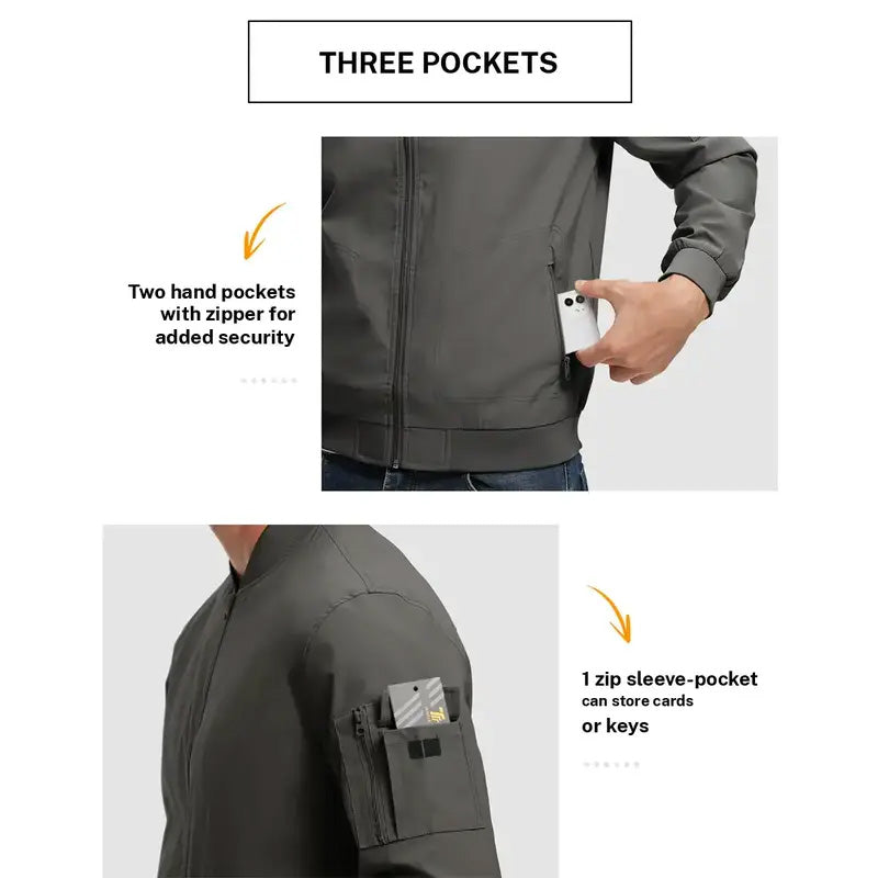 Men's Lightweight Bomber Jacket