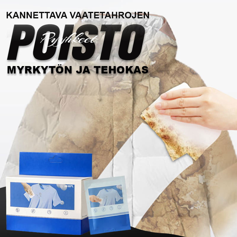 Portable Clothing Stain Remover Wipes